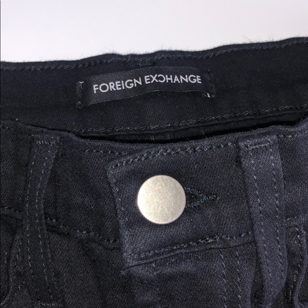 Black cut off (factory cut) shorts - Picture 2 of 3